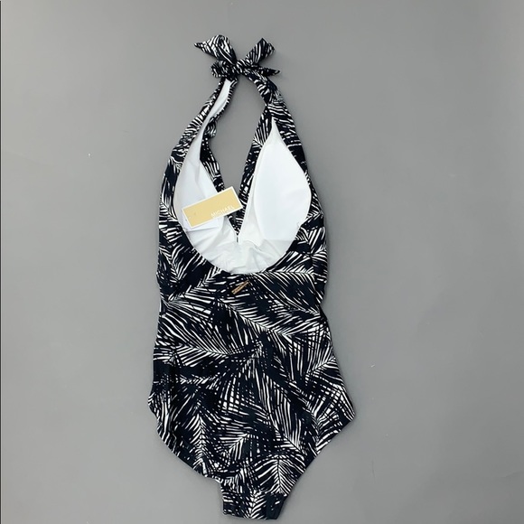 Michael Kors Halter One-Piece Swimsuit NWT SZ 8 - Picture 5 of 6